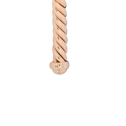 David Yurman 18K Rose Gold Diamond 3mm Renaissance Center Station Bracelet 3 of 4