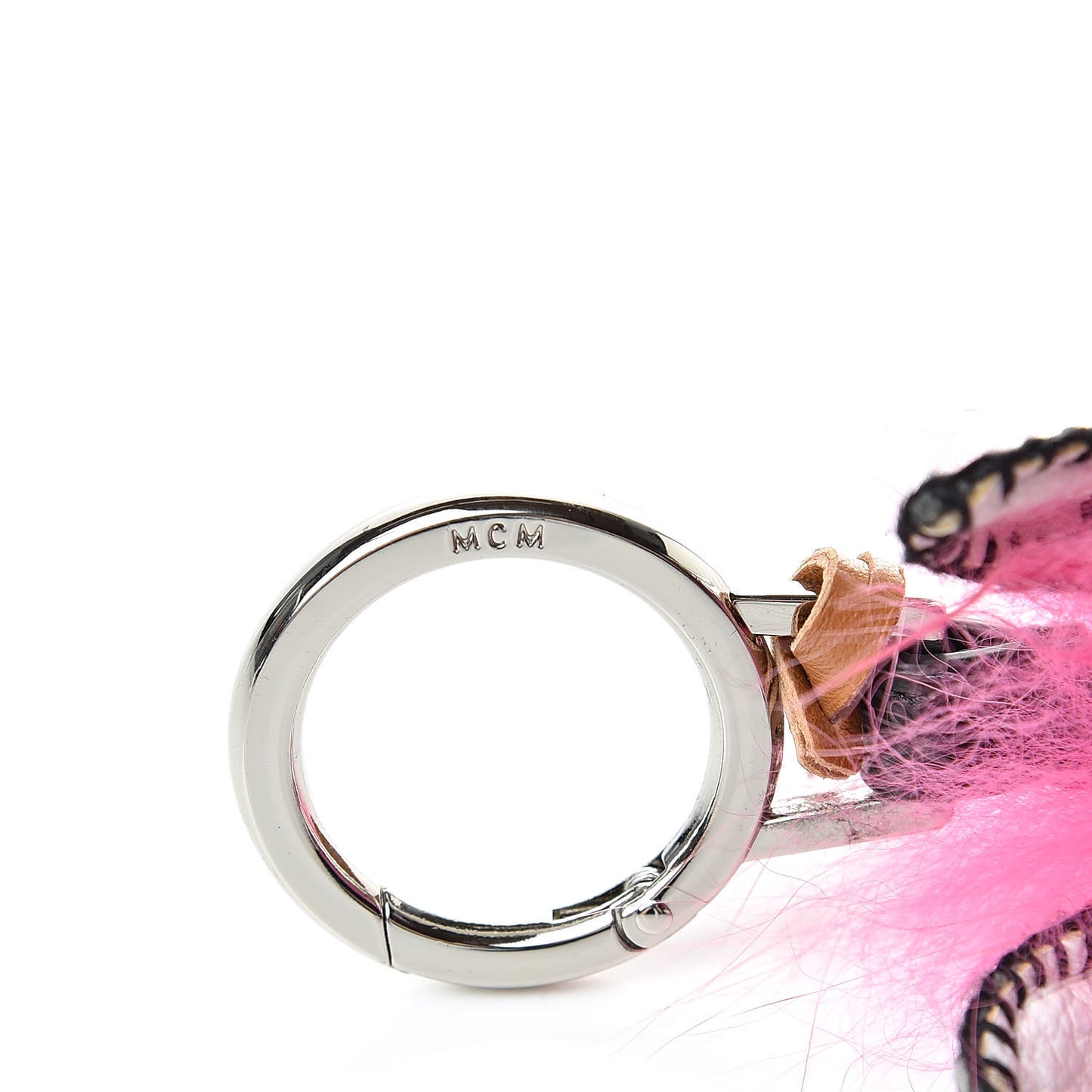 Visetos Punk Rabbit Key Ring Bag Charm White