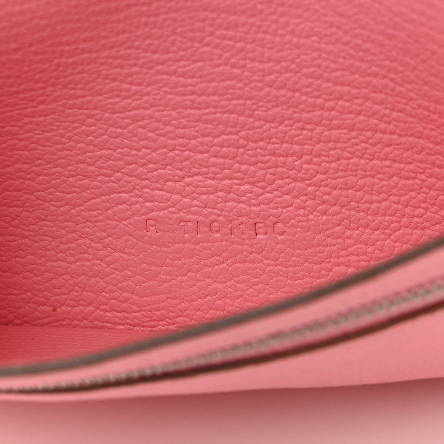 Hermes Chèvre Mysore Bearn Gusset Wallet 5P Pink 7 of 14