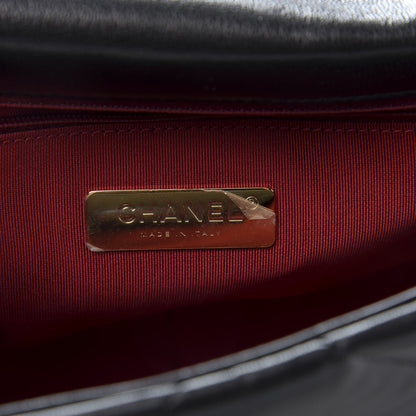 Chanel Goatskin Quilted Medium 19 Flap Black 6 of 11