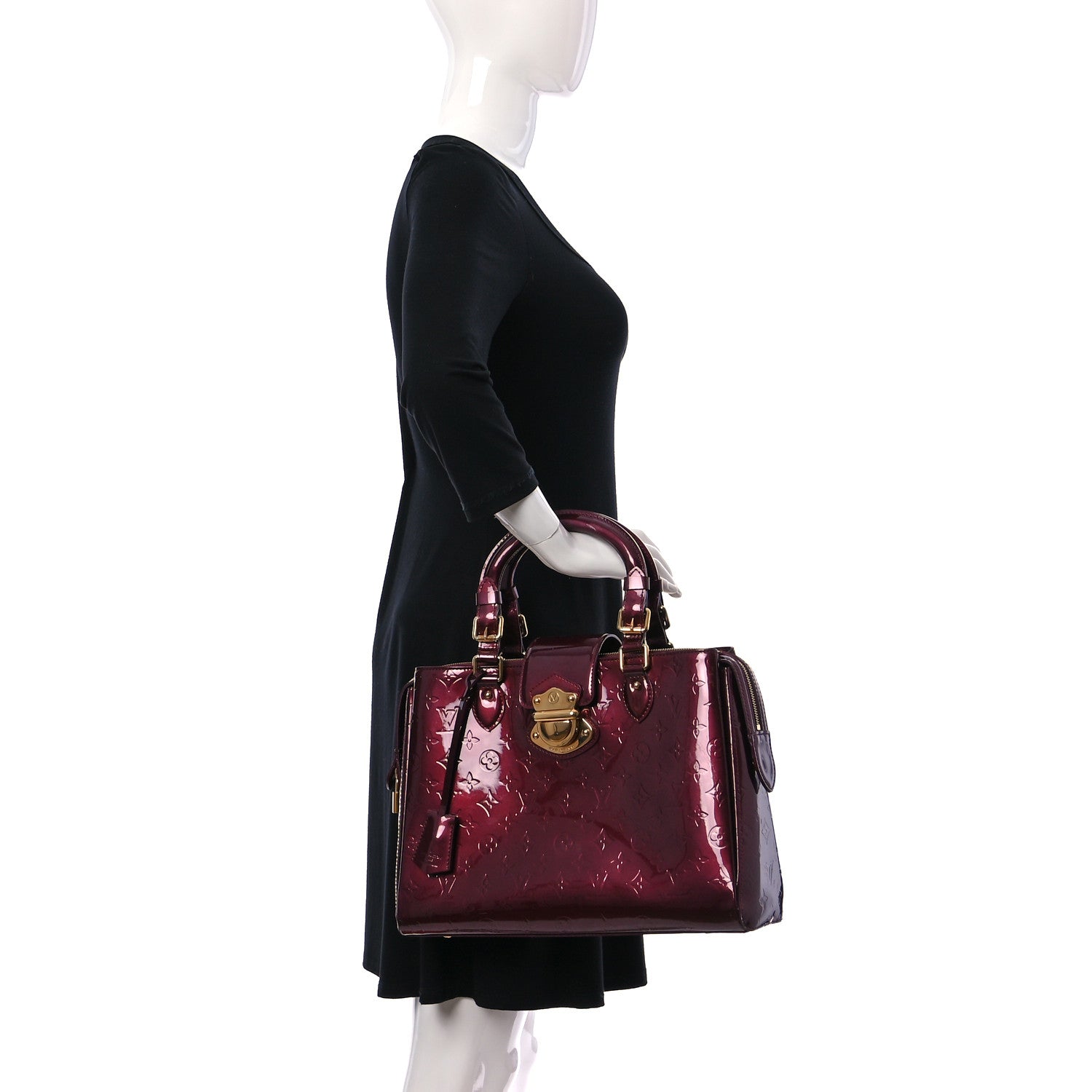 Louis Vuitton Vernis Melrose Avenue Amarante 2 of 8