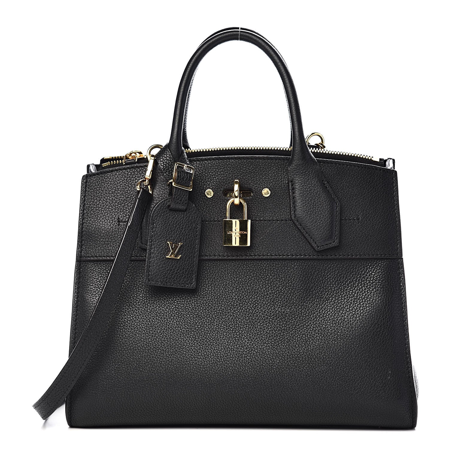 Louis Vuitton Taurillon City Steamer PM Black 1 of 13