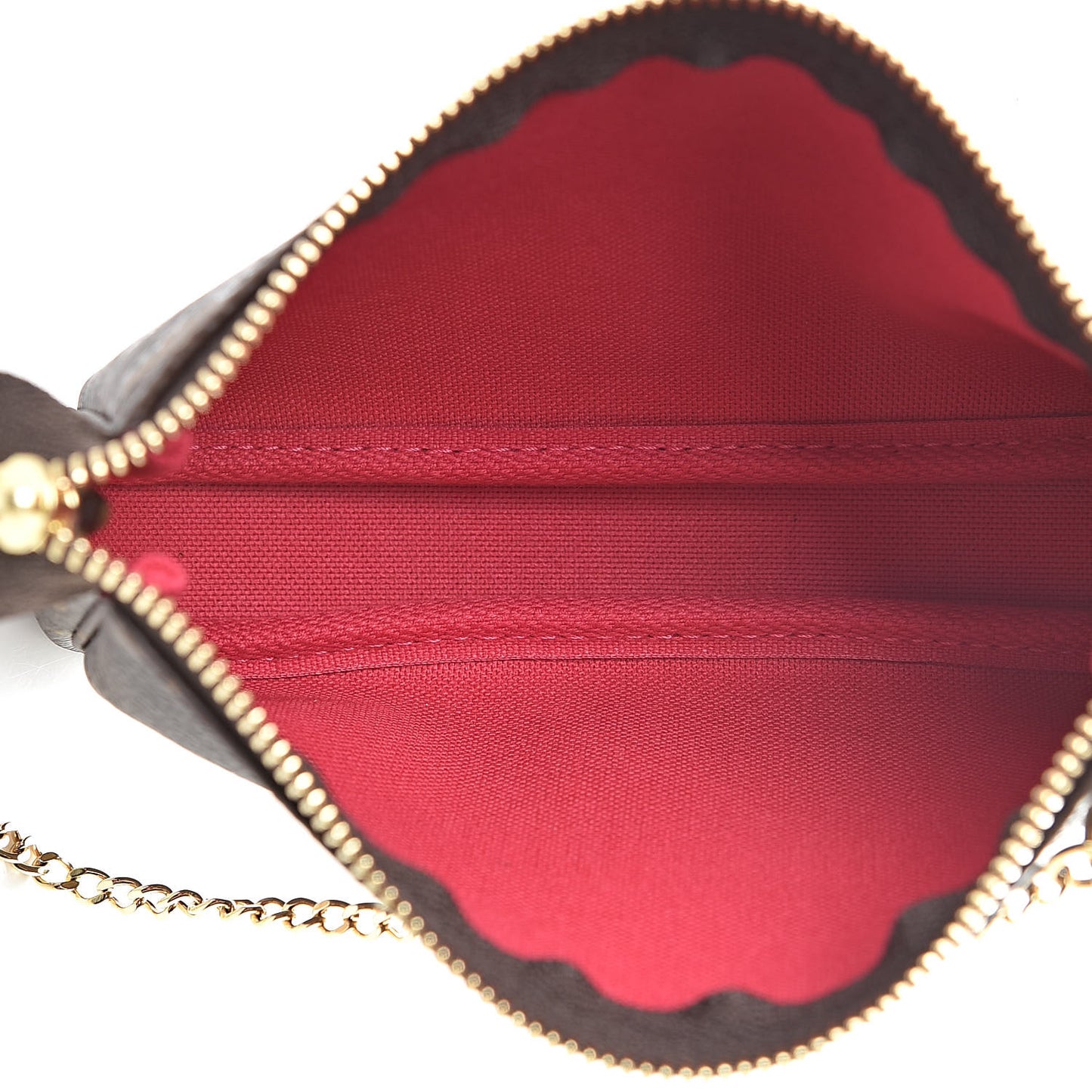 Monogram 2019 Christmas Animation Mini Courchevel Pochette Accessories Fuchsia
