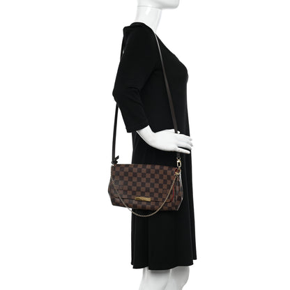 Louis Vuitton Damier Ebene Favorite MM 2 of 9