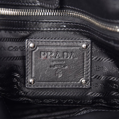 Prada Nappa Ruffle Bag Black 5 of 9