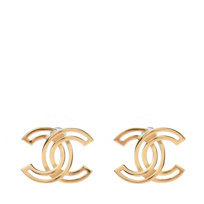 Chanel Metal Obazine CC Earrings Gold 1 of 6