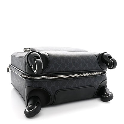 Gucci GG Supreme Monogram Gran Turismo Suitcase Black Grey 3 of 12