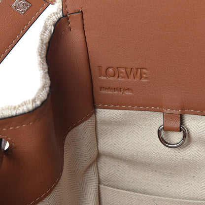 Loewe Calfskin Small Crochet Trim Hammock Shoulder Bag Tan 6 of 11