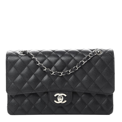 Chanel Caviar Quilted Medium Double Flap Black 1 of 15