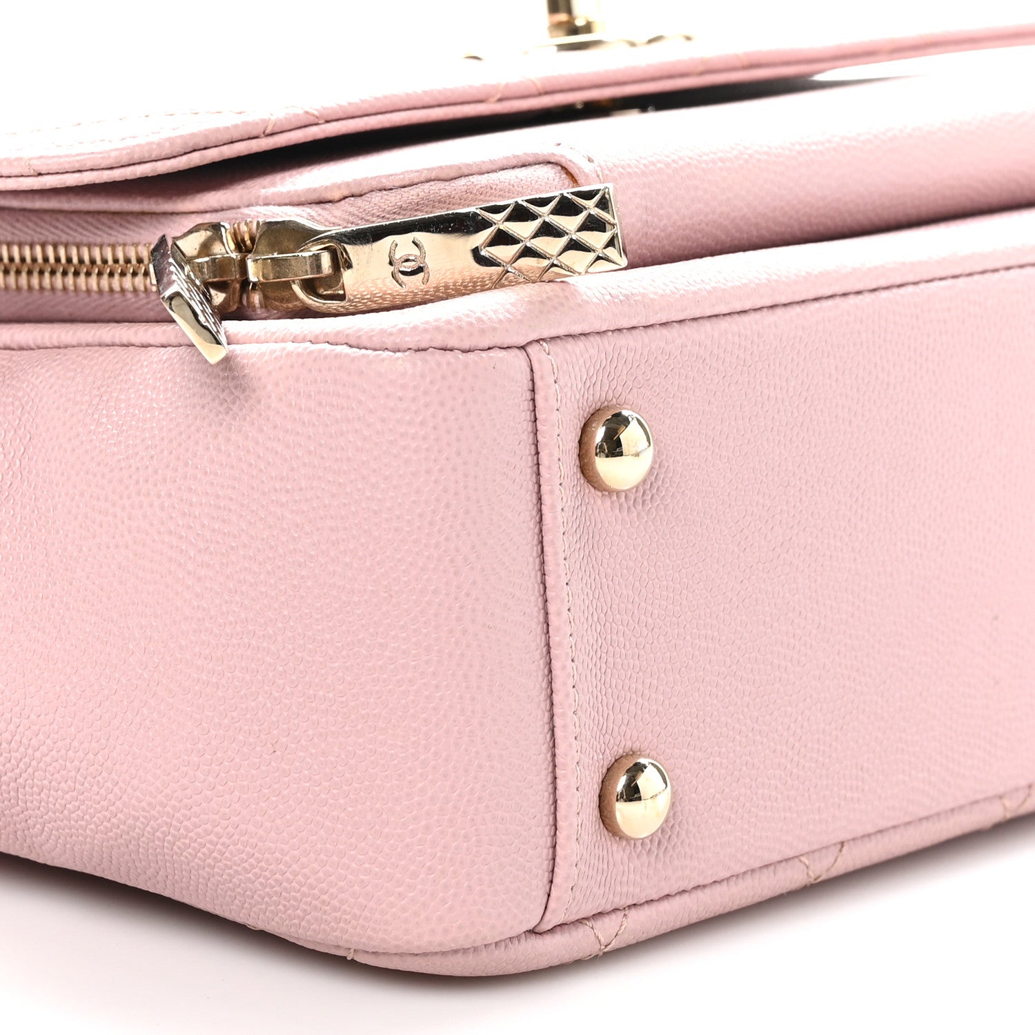 Chanel Caviar Quilted Medium Business Affinity Flap Light Pink 10 of 13