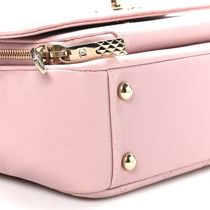 Chanel Caviar Quilted Medium Business Affinity Flap Light Pink 10 of 13