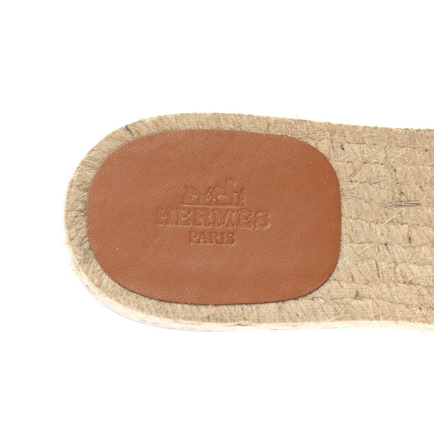 Nappa Famosa Espadrille Sandals 38 Naturel
