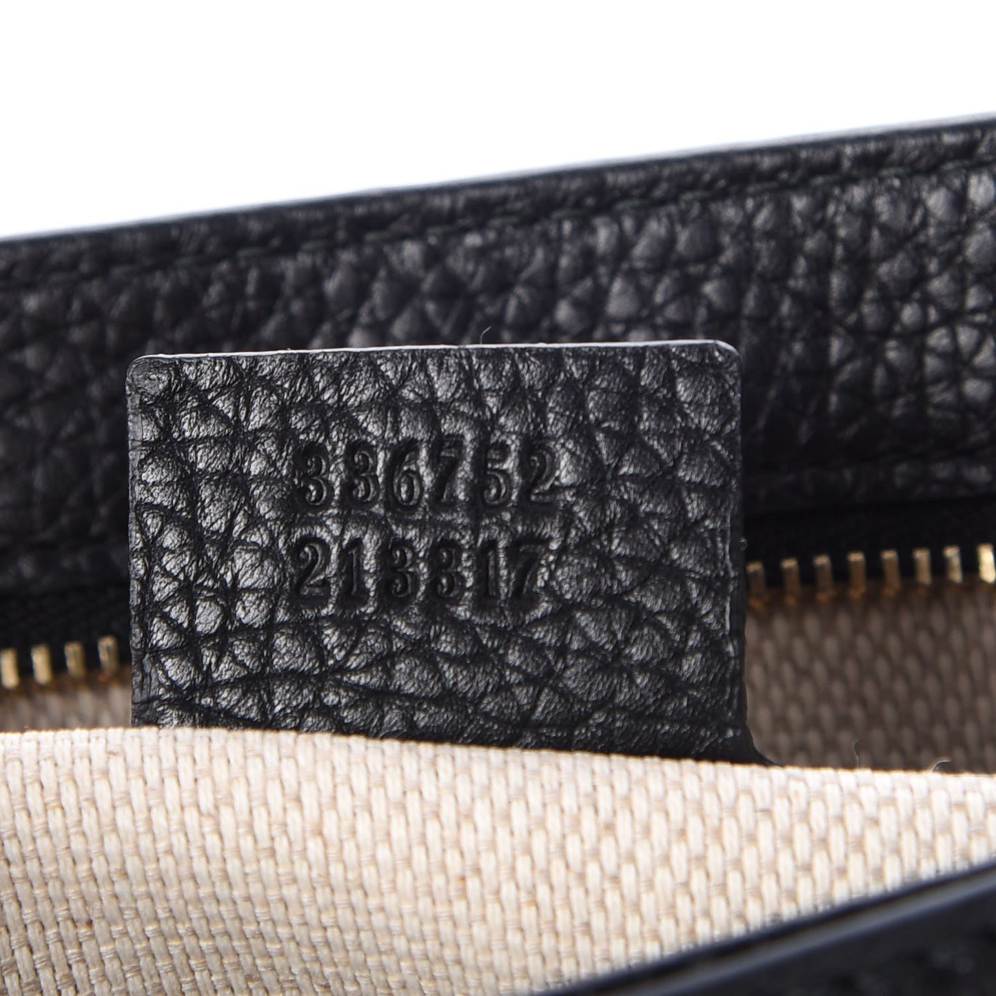 Pebbled Calfskin Medium Soho Flap Crossbody Black