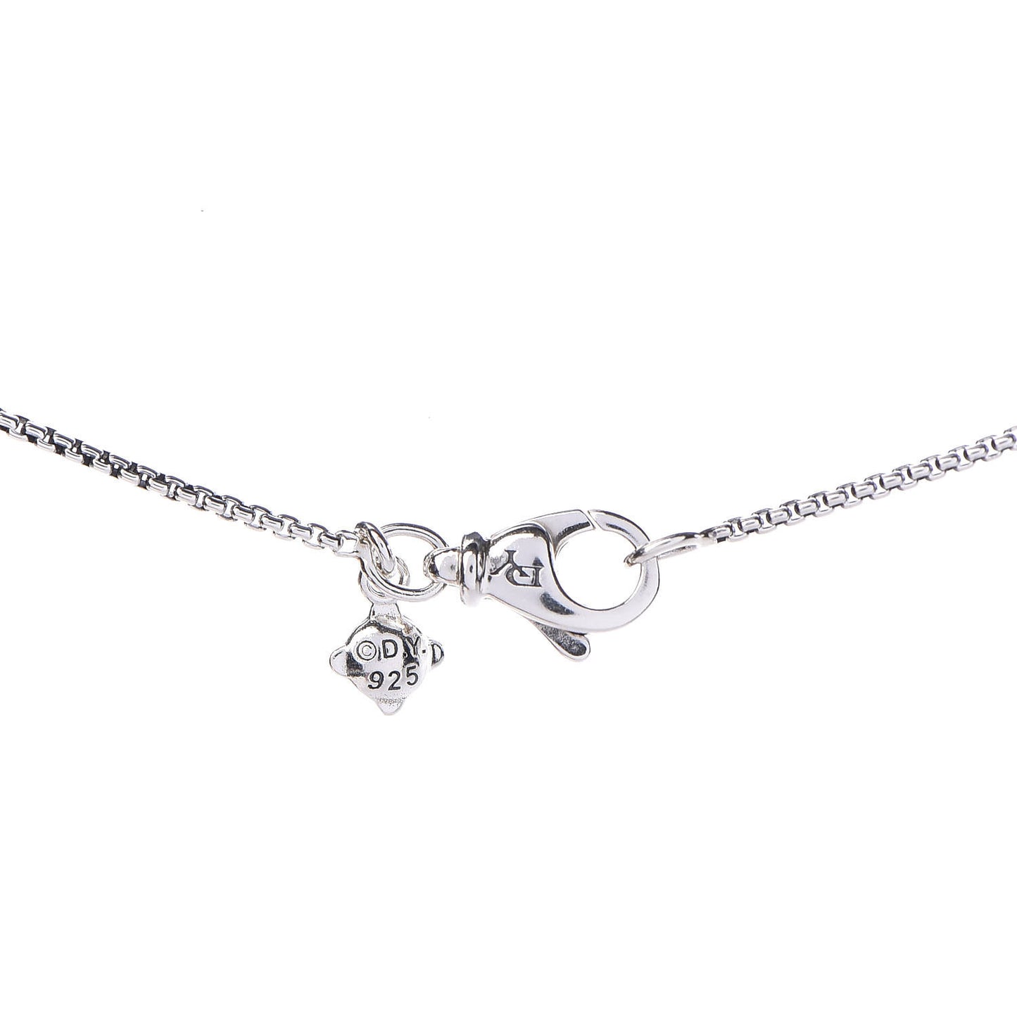 Sterling Silver Diamond Petite Pave Heart Necklace