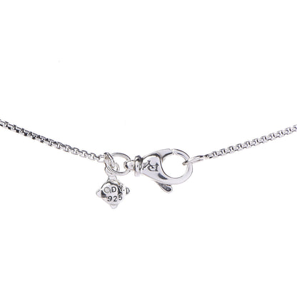 David Yurman Sterling Silver Diamond Petite Pave Heart Necklace 6 of 6