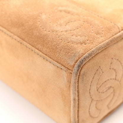 Chanel Suede CC Shoulder Bag Beige 12 of 15