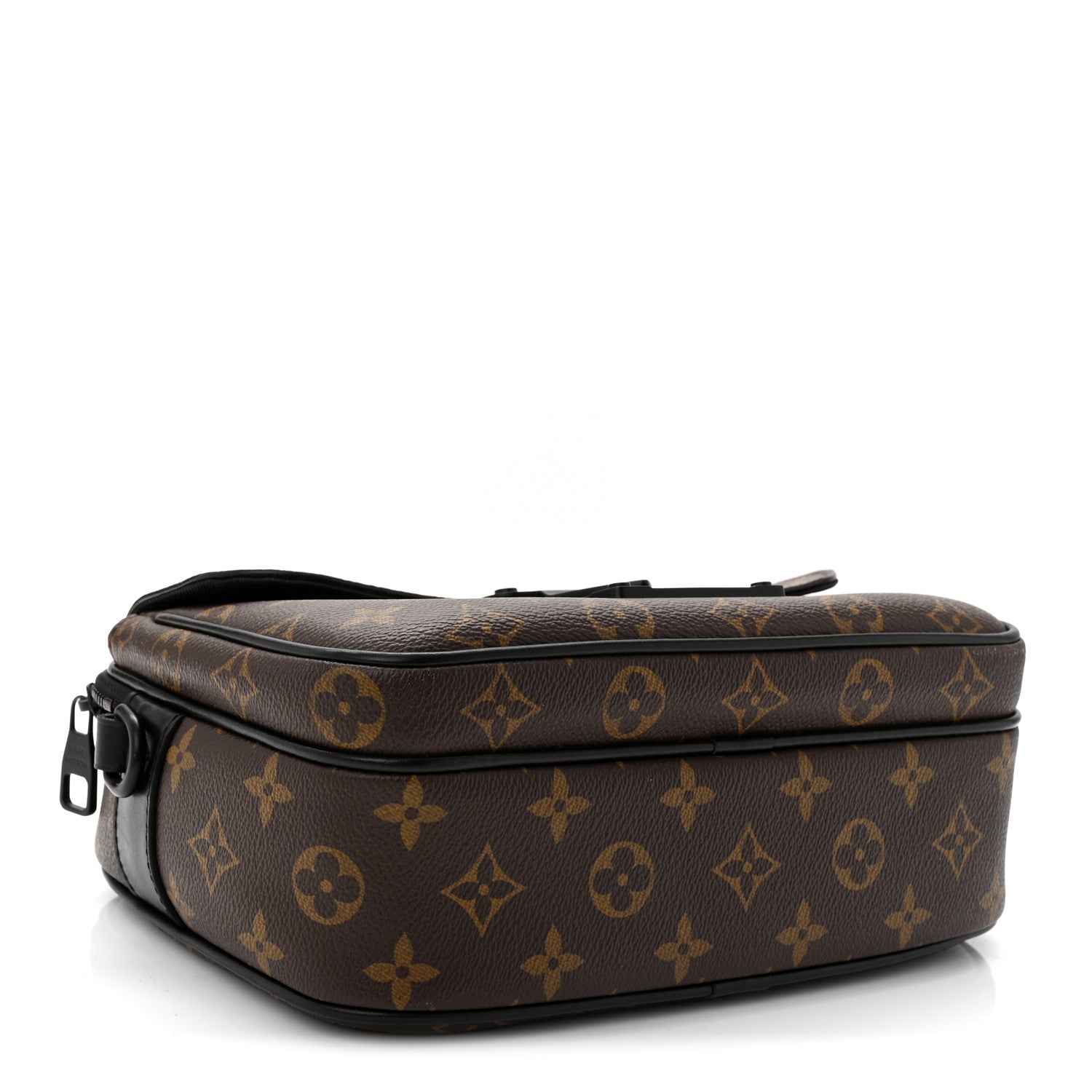 Louis Vuitton Monogram Macassar S Lock Messenger 4 of 9