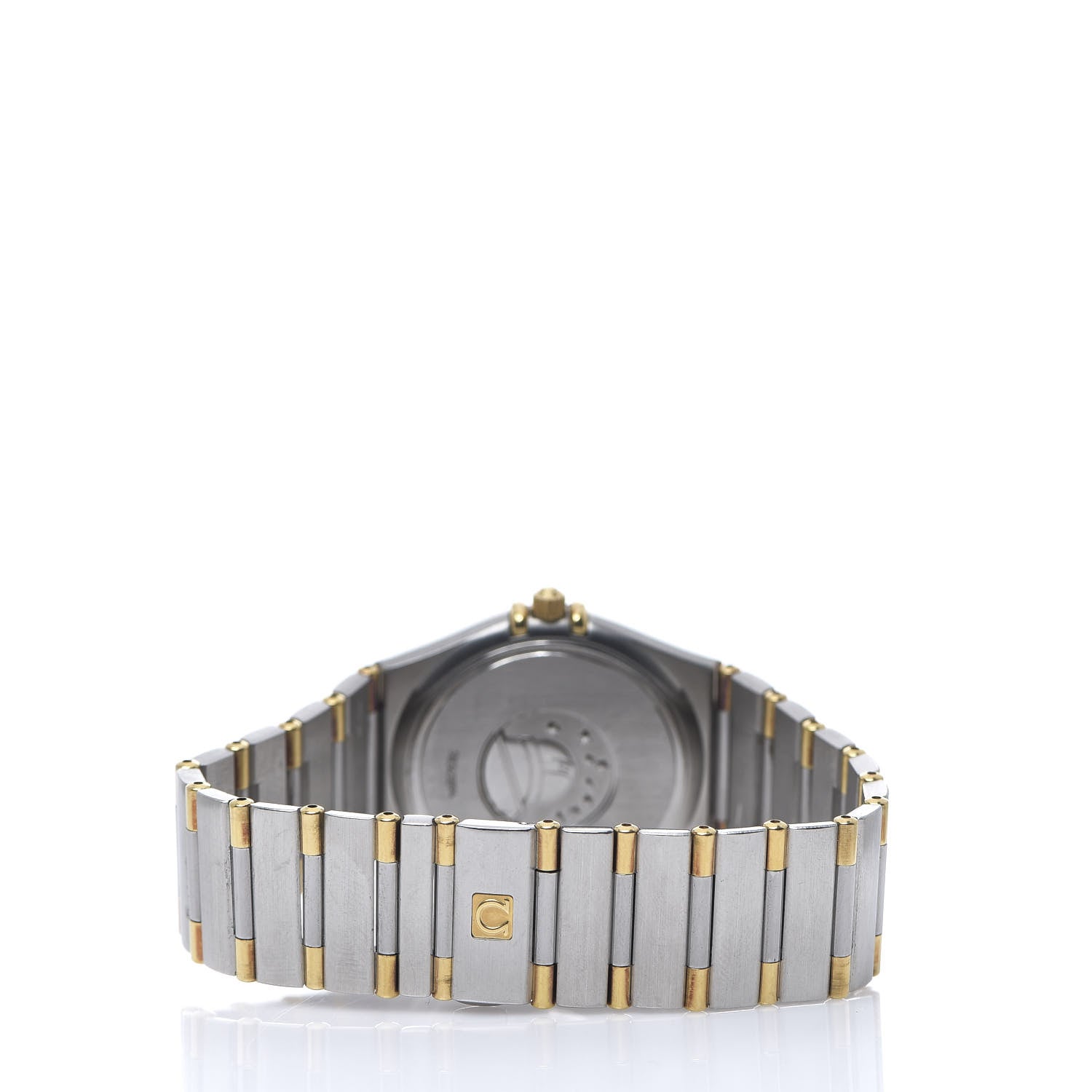Omega Stainless Steel 18K Yellow Gold 33mm Constellation Quartz Watch White 1312.30 3 of 5