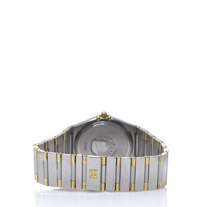 Omega Stainless Steel 18K Yellow Gold 33mm Constellation Quartz Watch White 1312.30 3 of 5