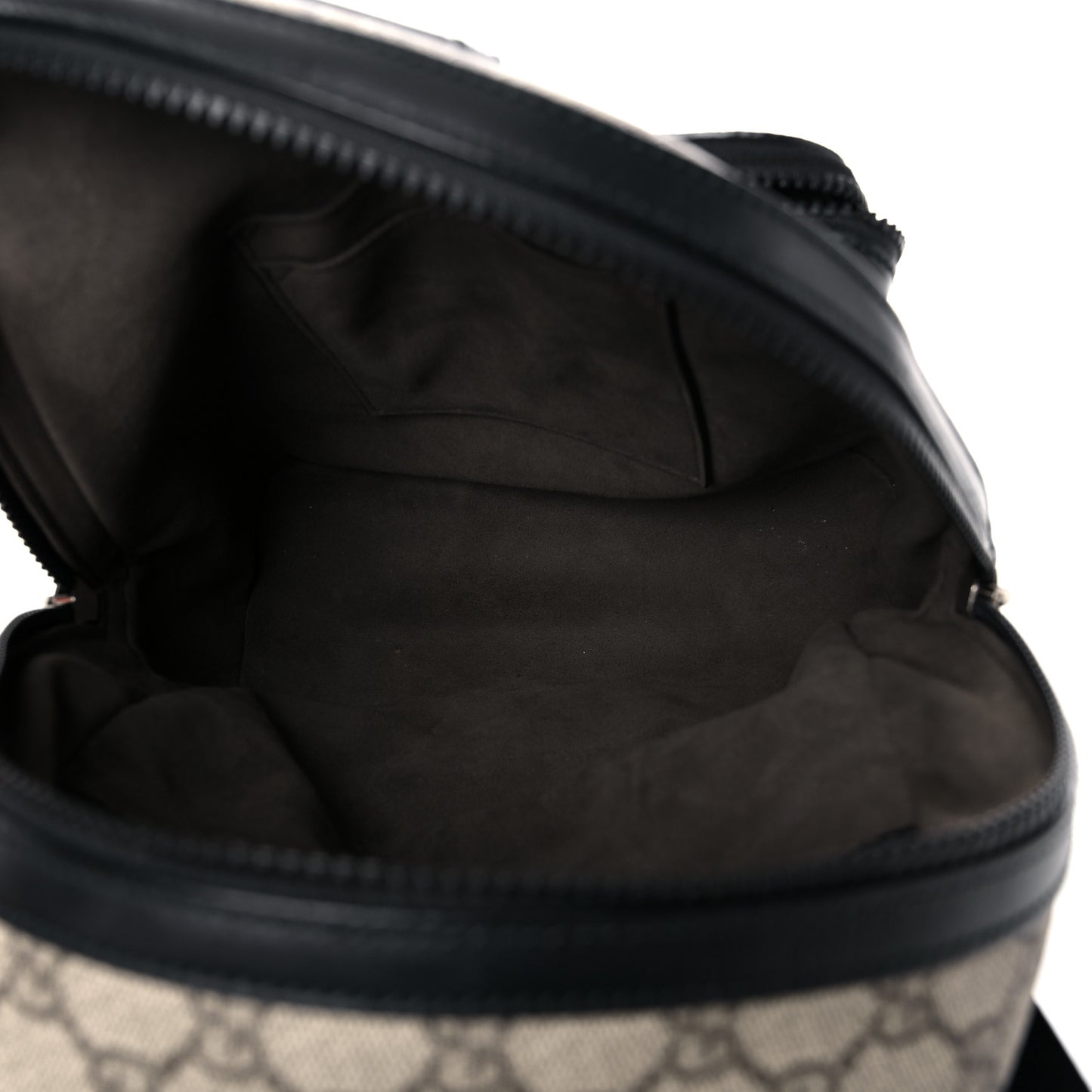 GG Supreme Monogram Small Eden Day Backpack Black