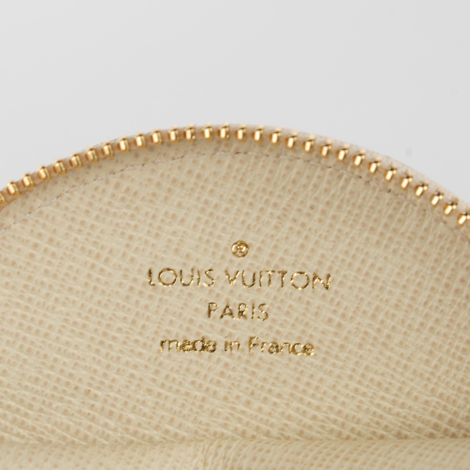 Louis Vuitton Mini Lin Round Coin Purse Dune 4 of 6