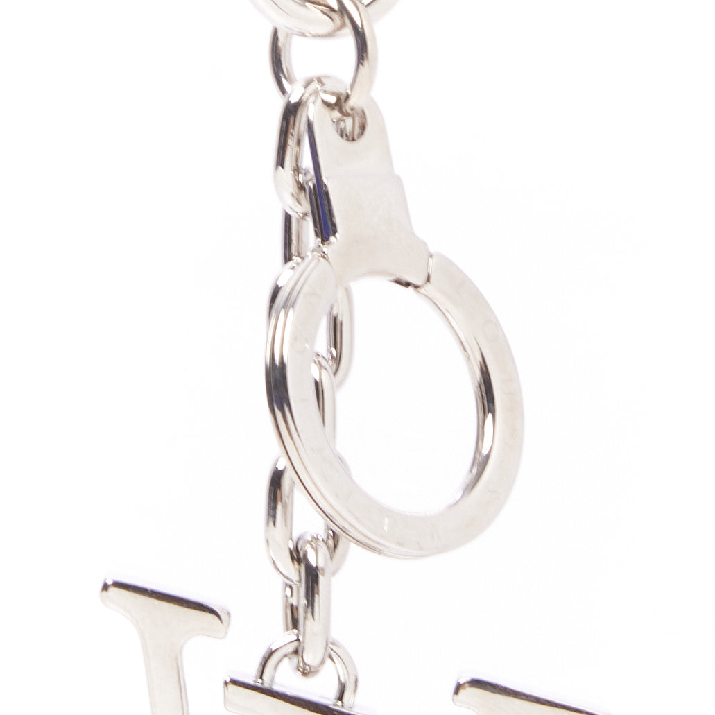 Louis Vuitton LV Facettes Bag Charm Key Holder Silver 4 of 6