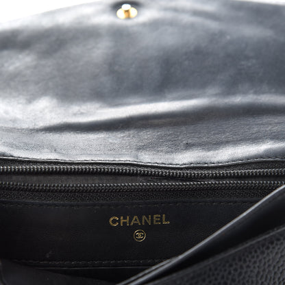 Chanel Caviar CC Timeless Flap Wallet Black 6 of 6