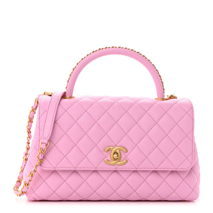Chanel Caviar Quilted Small Coco Chain Handle Flap Lilas 1 of 13
