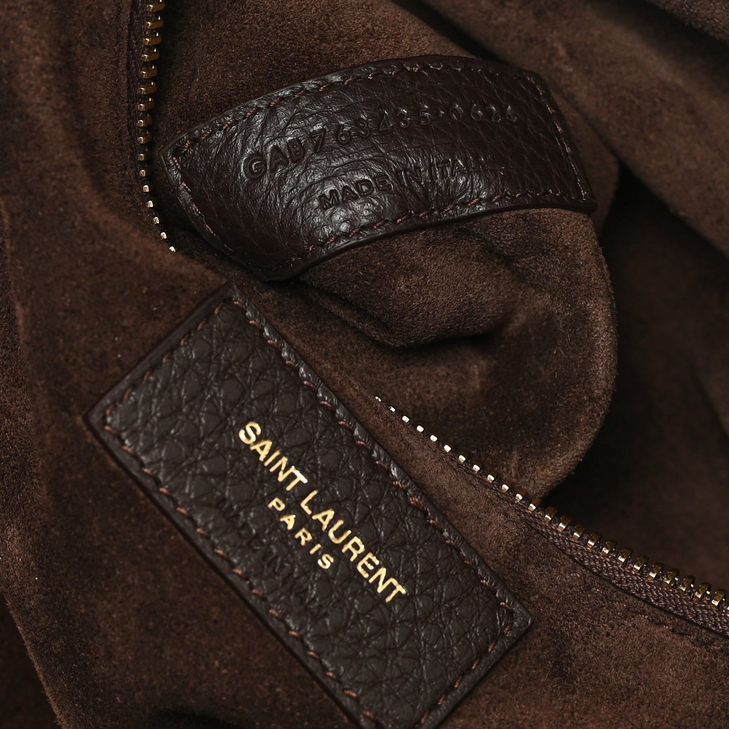 Grained Deerskin Bea Tote Sweet Sweet Chocolate