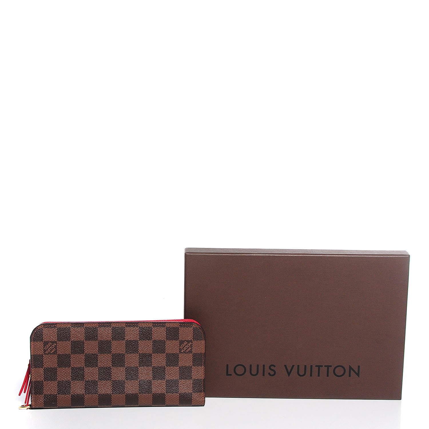 Louis Vuitton Damier Ebene Insolite Wallet Red 9 of 9