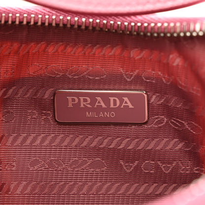 Prada Re-Nylon Saffiano Mini Re-Edition 2005 Bag Rosa 6 of 13