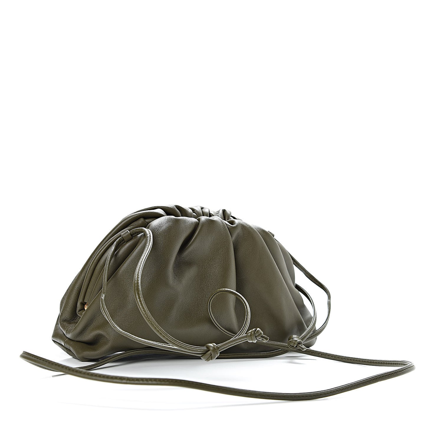 Butter Calfskin The Mini Pouch Kaki Fondente