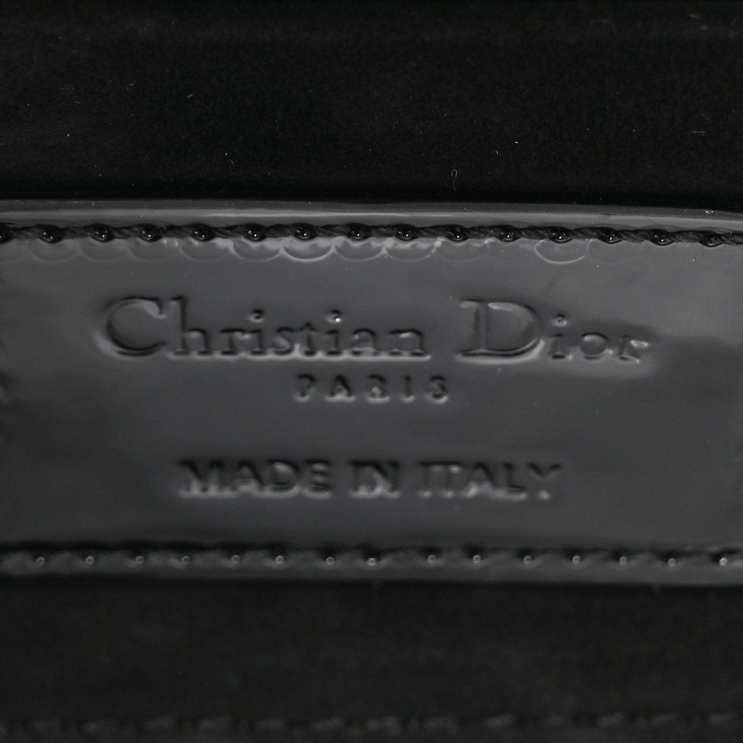 Christian Dior Patent Cannage Small Lady D-Joy Black 6 of 10