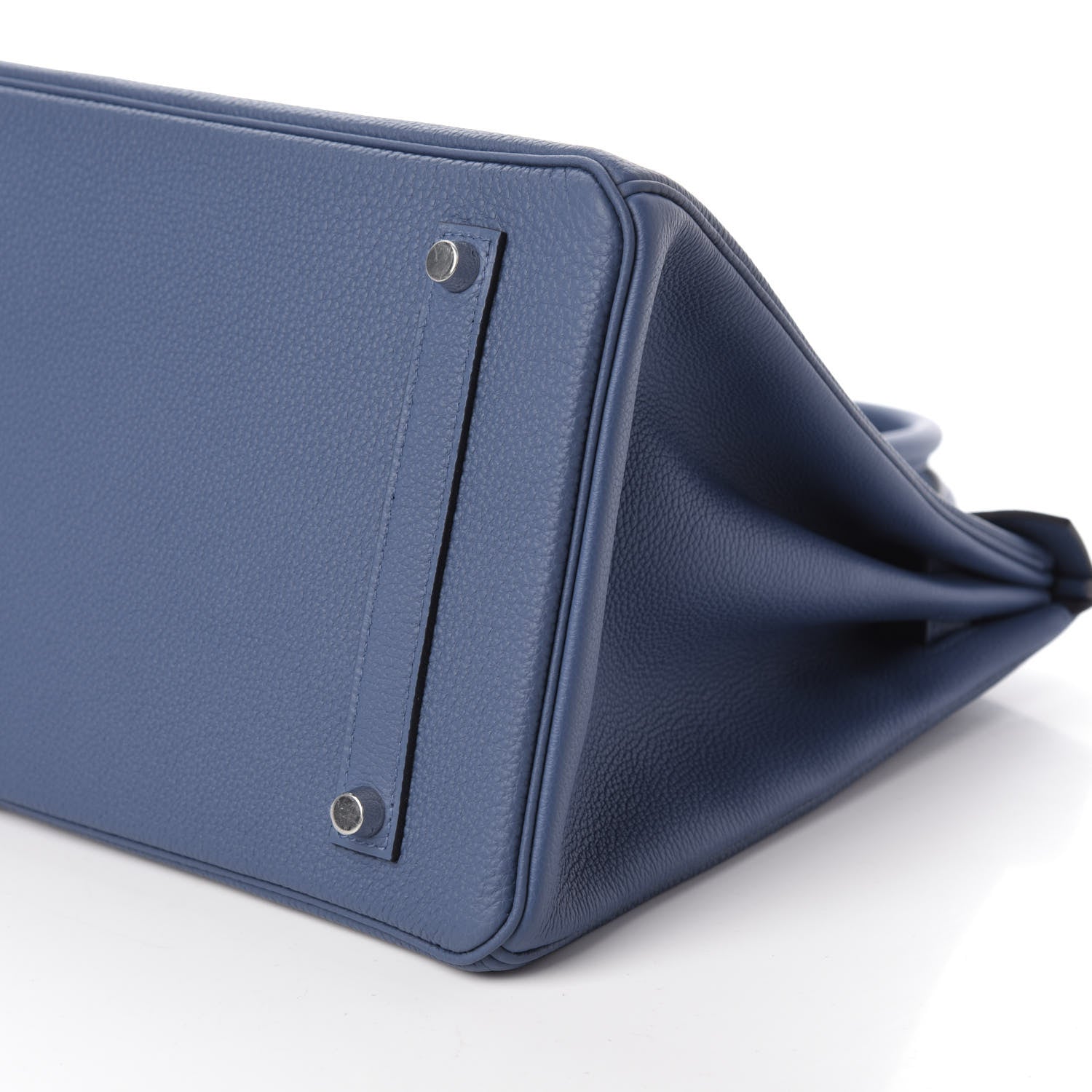 Hermes Taurillon Maurice Birkin 35 Bleu Brighton 9 of 9