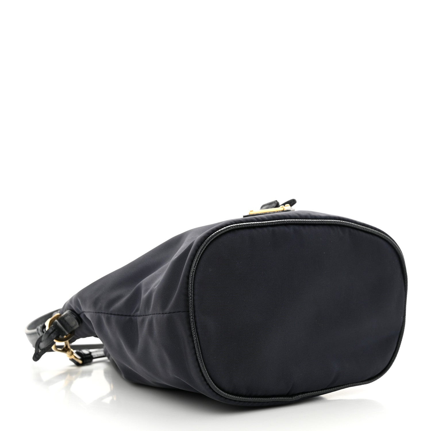 Prada Re-Nylon Saffiano Mini Re-Edition 1978 Bucket Bag Navy 4 of 9