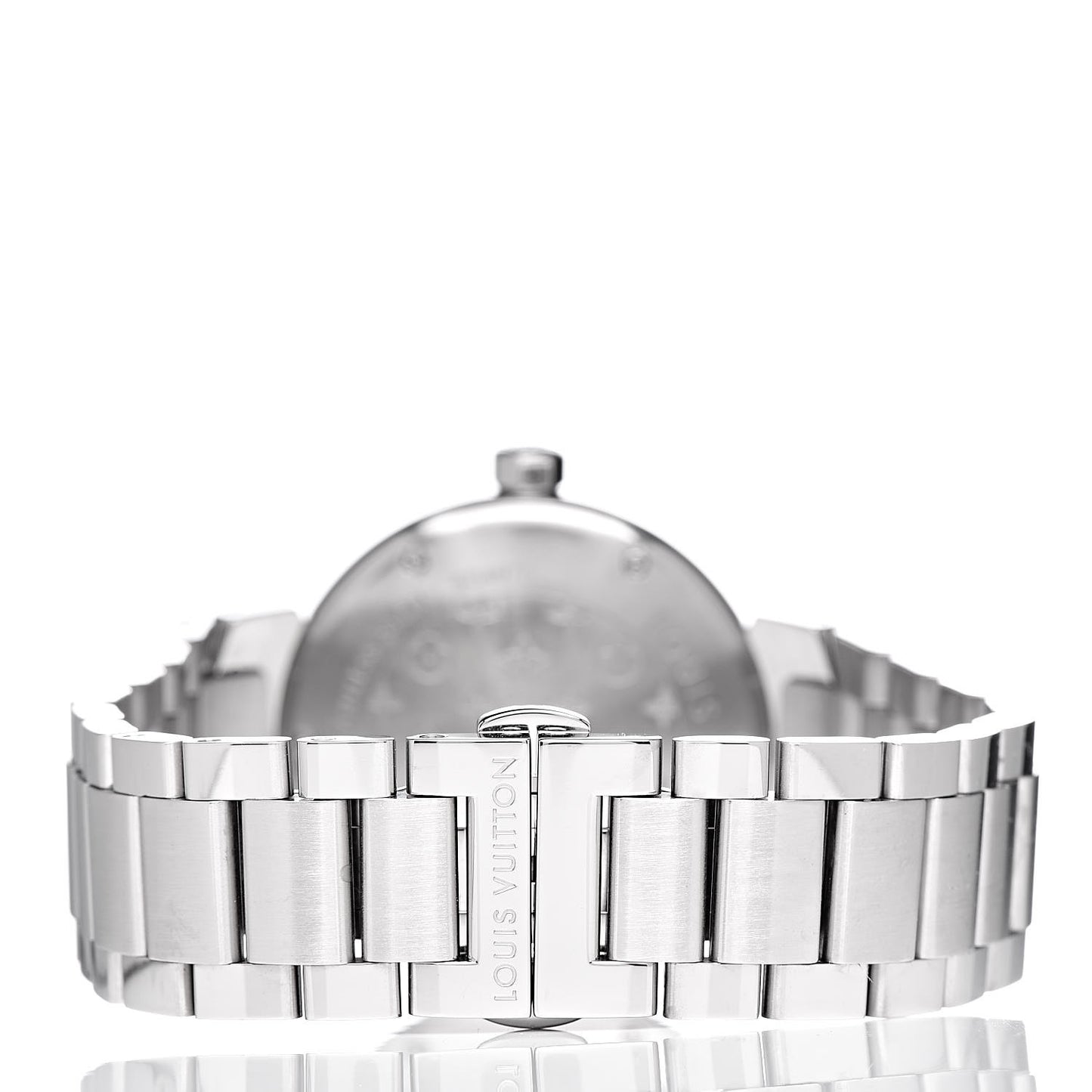 Stainless Steel Diamond 34mm Tambour Fiji Heart Quartz Watch Red