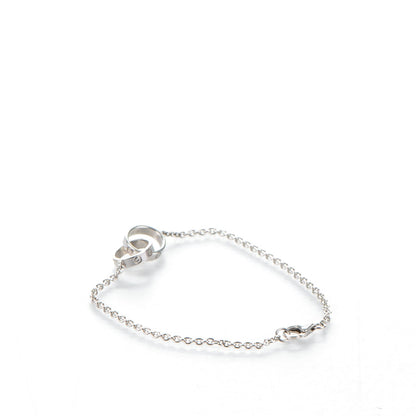 Cartier 18K White Gold Interlocking LOVE Bracelet 3 of 6