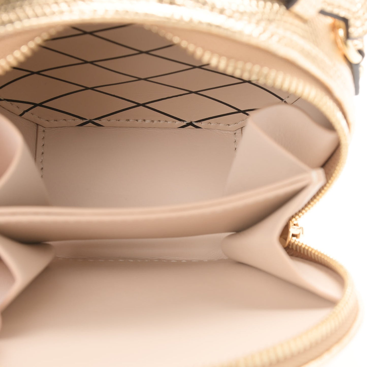 Lizard Mini Boite Chapeau Gold