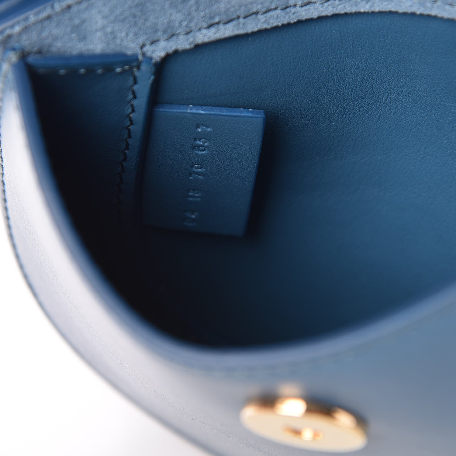 Chloe Calfskin Small Tess Bag Vinyl Blue 6 of 10