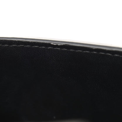 Balenciaga Shiny Calfskin Monochrome Crocodile Embossed Small Hourglass Top Handle Bag Black 8 of 10