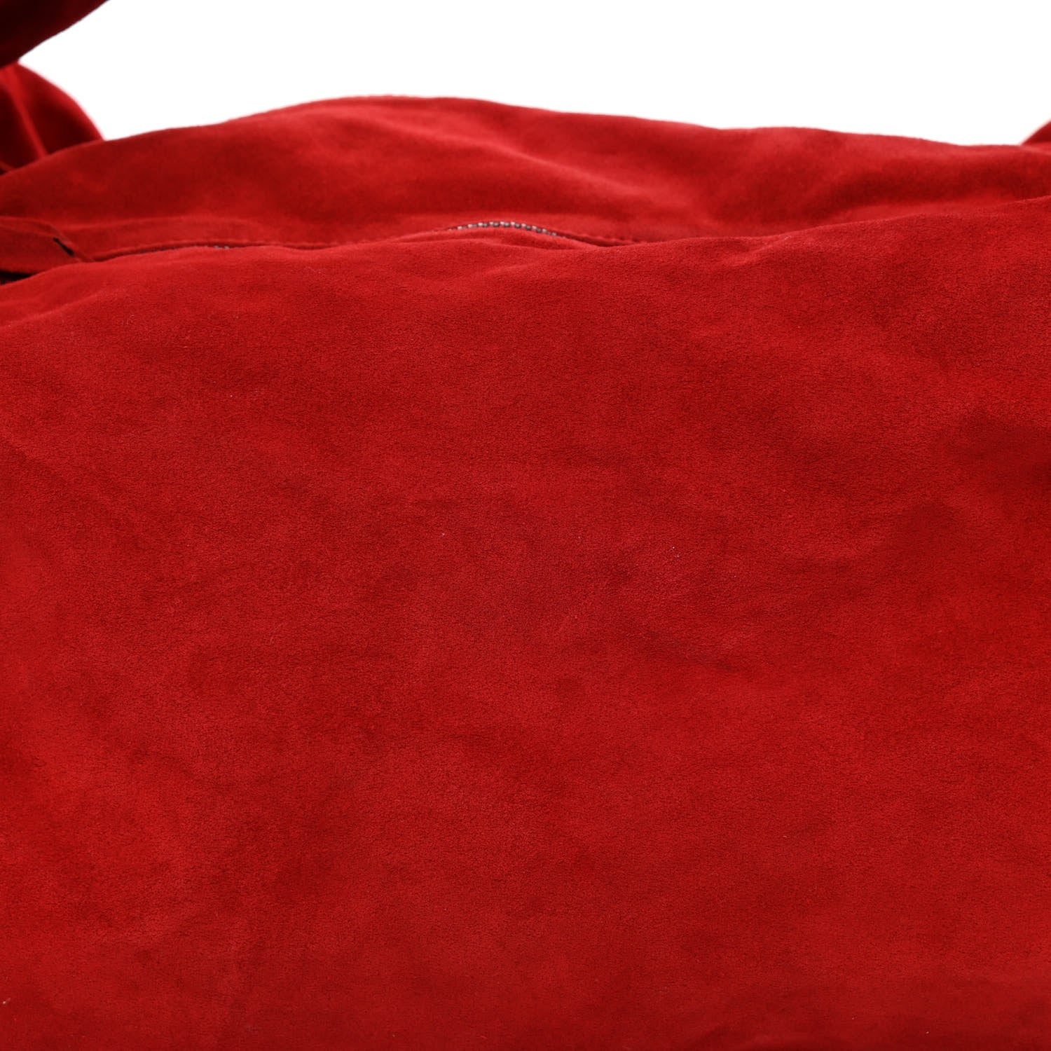 Bottega Veneta Suede Intrecciato Large Knot Hobo Red 9 of 11