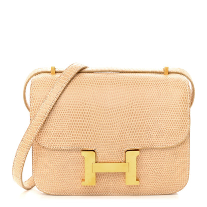 Hermes Lizard Constance 18 Ficelle 1 of 21