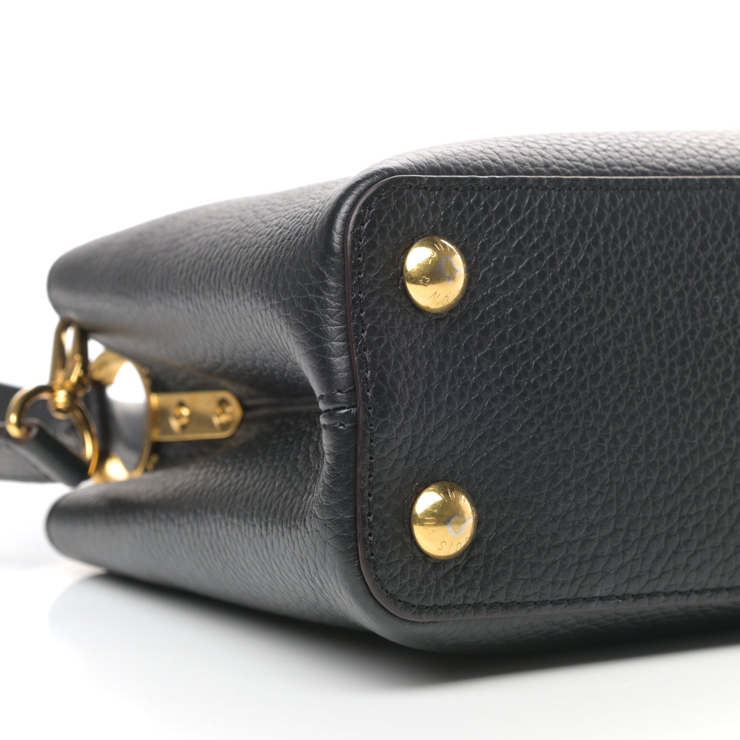 Louis Vuitton Taurillon Capucines BB Black 7 of 9