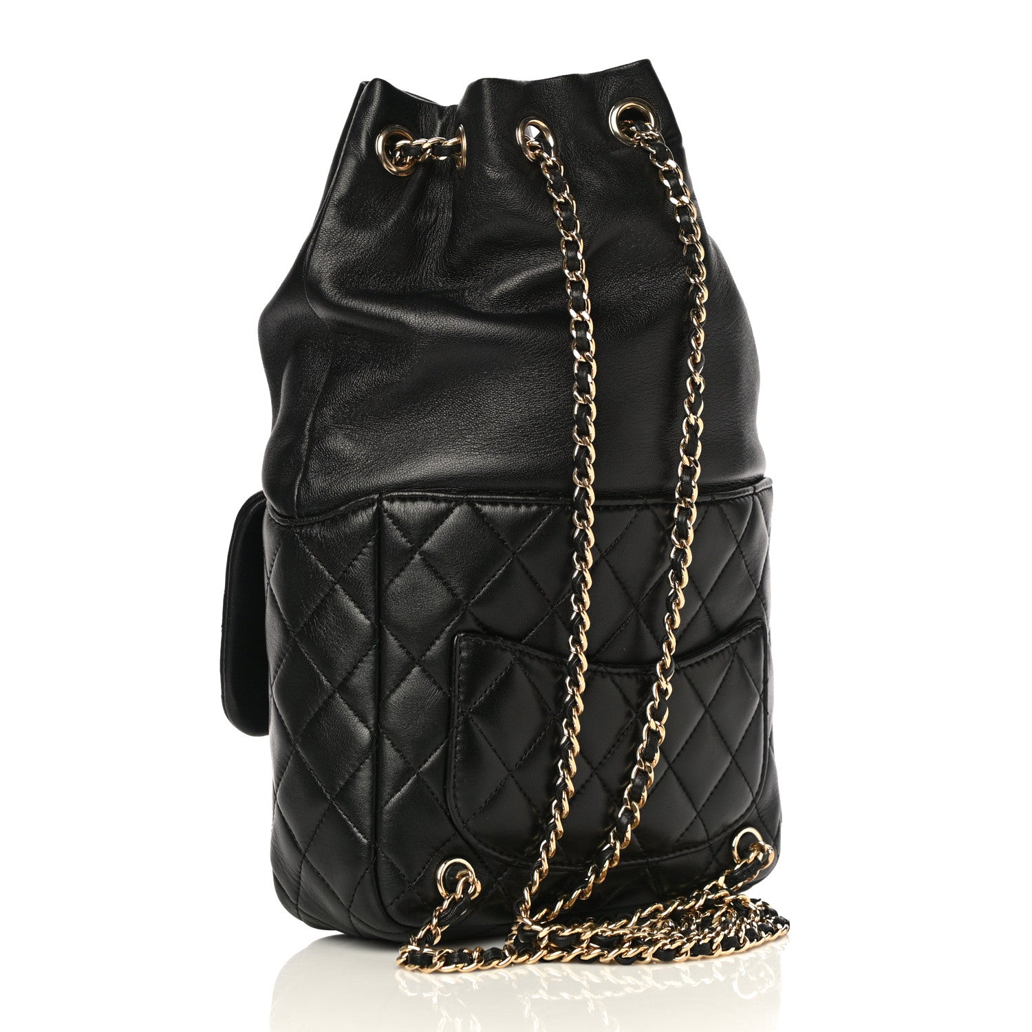 Chanel Lambskin Quilted Small in Seoul Backpack Black 2 of 10