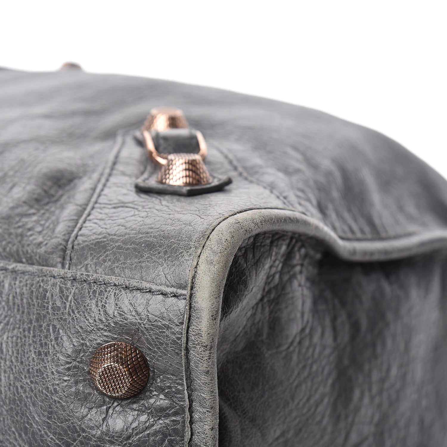 Balenciaga Agneau Giant 12 Rose Gold Hardware Work Gris Tarmac 14 of 18