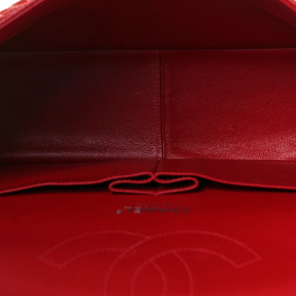 Chanel Caviar Quilted Jumbo Double Flap Red 5 of 11