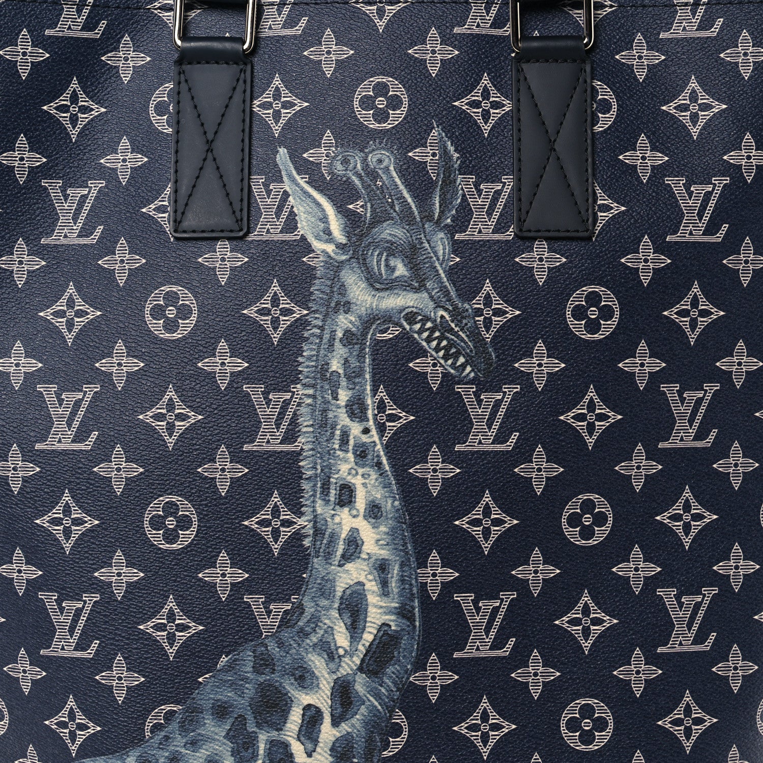 Louis Vuitton Savane Monogram Chapman Atlas Tote Ink 9 of 12