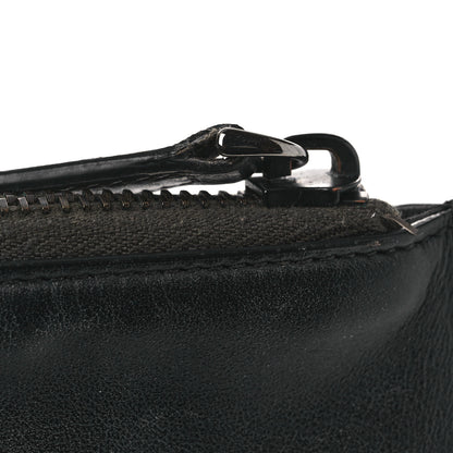 Fendi Vitello Century Elite Monster Eyes Pouch Black Graphite 11 of 12