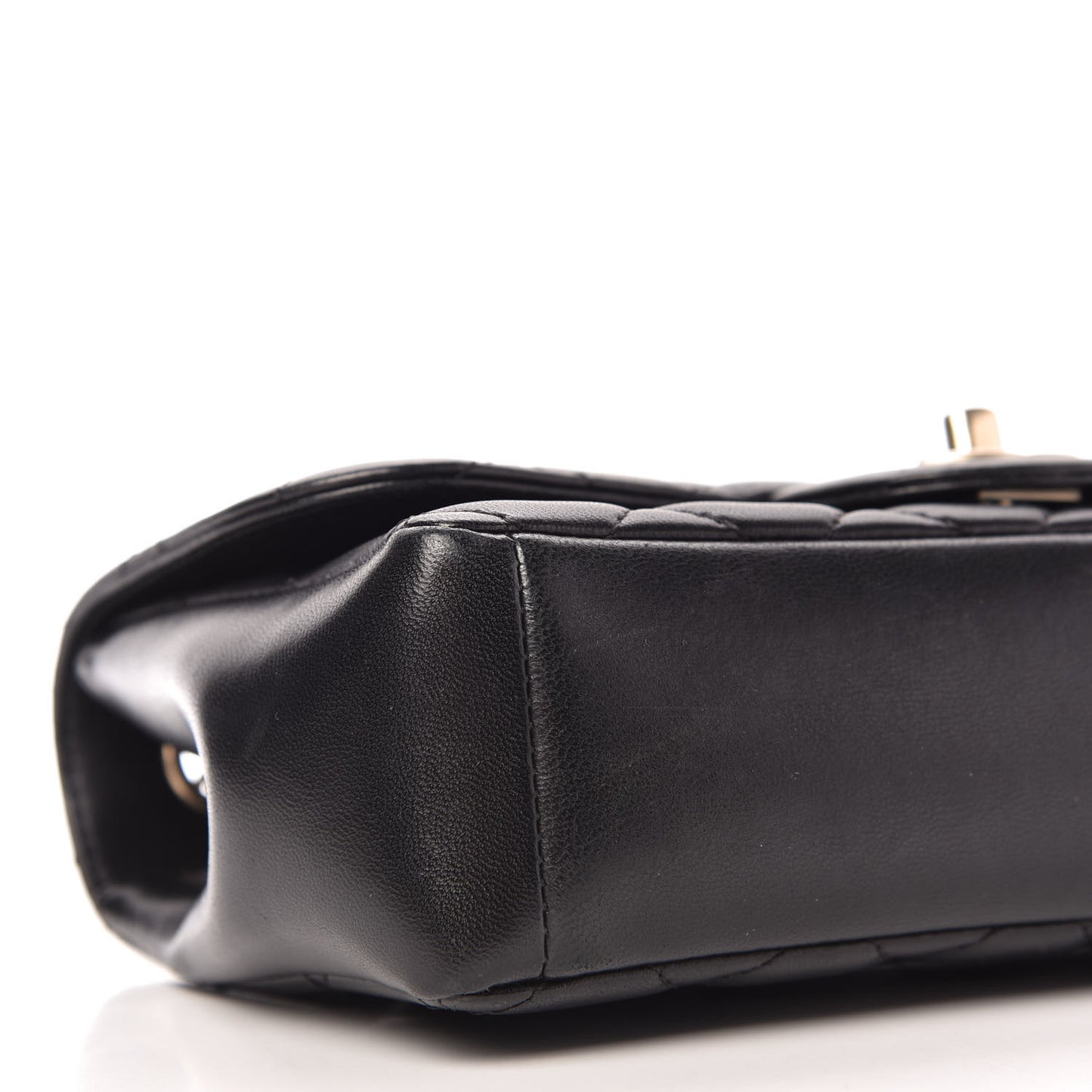 Lambskin Quilted Mini Mademoiselle Chic Flap Black