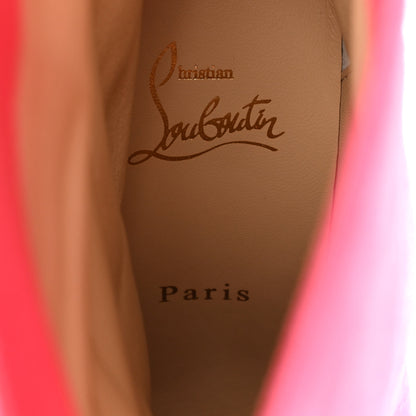 Christian Louboutin Veau Velours Astrilarge 100 Booties 38.5 Pink 7 of 11
